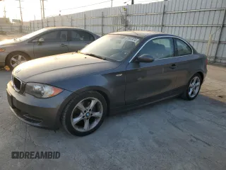 2008 BMW 1 Series 128i with VIN WBAUP93588VF47802, listed as a Copart auction lot 87091974 with 108,160 mi miles and Clean title. Bid and sale history available at DreamBid. Image 1.