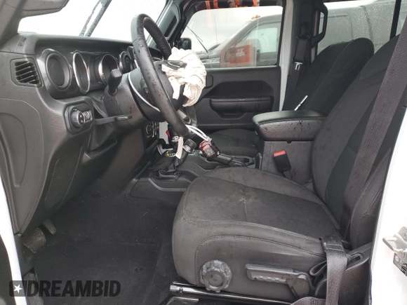 2022 Jeep Gladiator Sport S with VIN 1C6HJTAG5NL168498, listed as a Copart auction lot 81264854 with 26,642 mi miles and Salvage title. Bid and sale history available at DreamBid. Image 7.