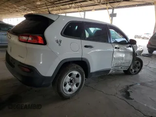 2017 Jeep Cherokee Sport с VIN 1C4PJLAB5HW643353, выставлен на аукционе Copart как лот 57707195 с пробегом 104 655 миль миль и Списание • Salvage title. История ставок и продаж доступна на DreamBid. Изображение 3.
