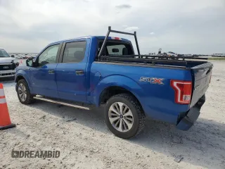 2017 Ford F-150 XL with VIN 1FTEW1CP9HKE14736, listed as a Copart auction lot 53297785 with 195,991 mi miles and Salvage Title. Bid and sale history available at carsss.com. Image 2.