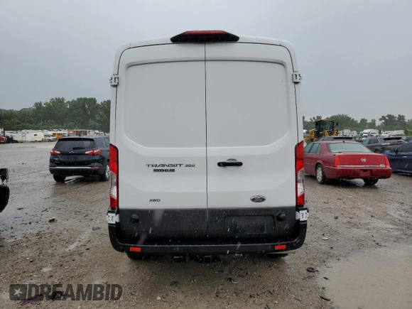 2024 Ford Transit с VIN 1FTBW2C88RKB57667, выставлен на аукционе Copart как лот 60799105 с пробегом 5 238 миль миль и Списание • Salvage title. История ставок и продаж доступна на DreamBid. Изображение 6.