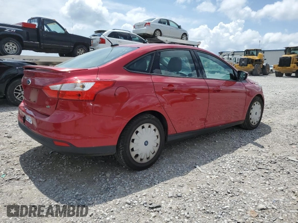 2012 Ford Focus SE with VIN 1FAHP3F29CL260334, listed as a Copart auction lot 60938445 with 166,806 mi miles and Salvage title. Bid and sale history available at DreamBid. Image 3.