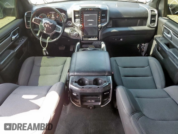 2022 Ram 1500 Lone Star z VIN 1C6RREFT0NN276630, wystawiony jako Copart lot #58753925 z przebiegiem 66 293 mil mil oraz Czysty tytuł • Clean title. Historia ofert i sprzedaży dostępna na DreamBid. Obrazek 8.