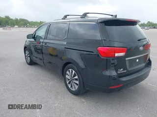 2015 Kia Sedona EX with VIN KNDMC5C11F6038255, listed as a IAAI auction lot 41968284 with 130,765 mi miles. Bid and sale history available at carsss.com. Image 3.