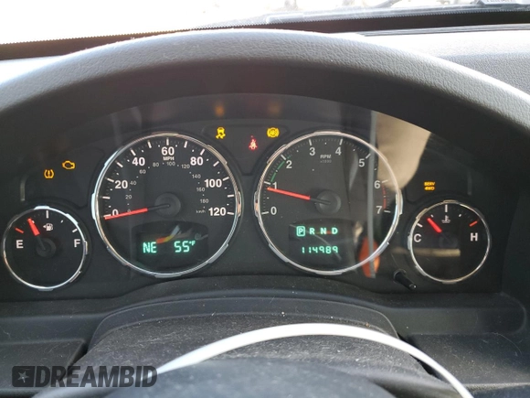 2012 Jeep Liberty Sport with VIN 1C4PJMAK0CW167835, listed as a Copart auction lot 46684055 with 114,989 mi miles and Clean Title. Bid and sale history available at carsss.com. Image 9.
