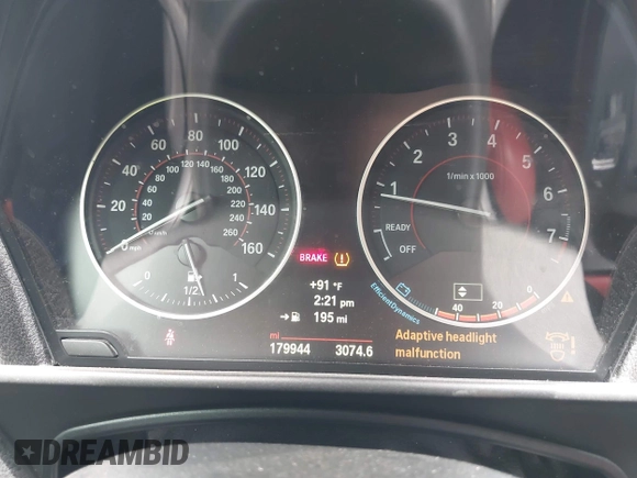 2015 BMW 2 Series M235i with VIN WBA1J7C5XFV289284, listed as a IAAI auction lot 42626668 with 179,944 mi miles and . Bid and sale history available at DreamBid. Image 7.