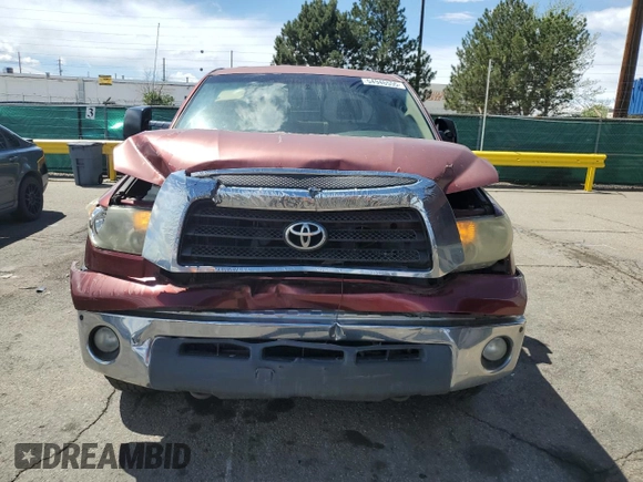 2008 Toyota Tundra with VIN 5TFBV54138X039226, listed as a Copart auction lot 54946555 with 119,825 mi miles and Salvage title. Bid and sale history available at DreamBid. Image 5.