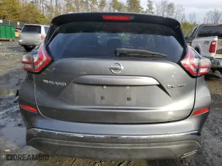 2016 Nissan Murano S with VIN 5N1AZ2MH2GN104231, listed as a Copart auction lot 45402905 with 0 mi miles and Salvage Title. Bid and sale history available at carsss.com. Image 6.