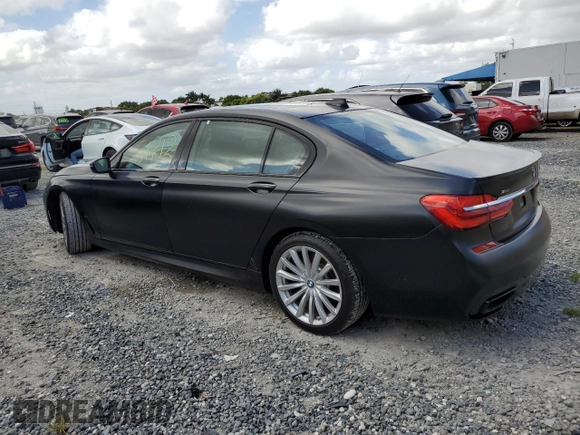 2017 BMW 7 Series with VIN WBA7F2C30HG423403, listed as a Copart auction lot 74029333 with 51,212 mi miles and . Bid and sale history available at DreamBid. Image 2.