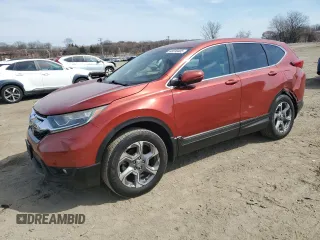 2018 Honda CR-V EX with VIN 2HKRW2H56JH640591, listed as a Copart auction lot 48599405 with 78,561 mi miles and Salvage Title. Bid and sale history available at DreamBid. Image 1.