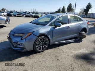 2022 Toyota Corolla SE with VIN JTDS4MCE6N3510323, listed as a Copart auction lot 49559575 with 38,024 mi miles and Salvage Title. Bid and sale history available at carsss.com. Image 1.