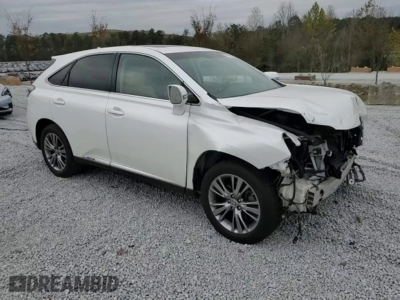 2014 Lexus RX 450h with VIN JTJZB1BA3E2009863, listed as a Copart auction lot 80414024 with 130,128 mi miles and Salvage title. Bid and sale history available at DreamBid. Image 11.