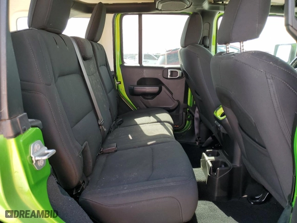 2018 Jeep Wrangler Unlimited Sport S with VIN 1C4HJXDG8JW272536, listed as a Copart auction lot 48490415 with 95,803 mi miles and Salvage Title. Bid and sale history available at carsss.com. Image 10.