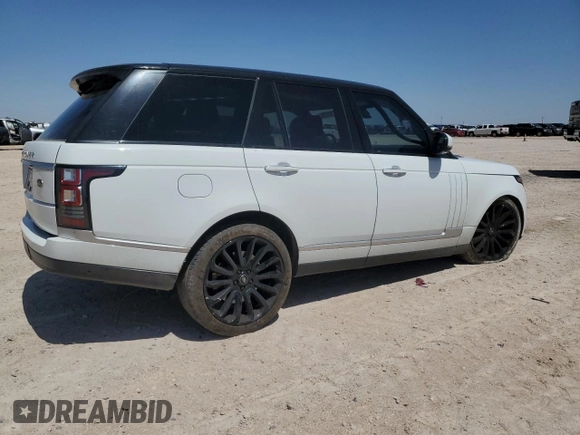 2015 Land Rover Range Rover Autobiography с VIN SALGV2TF0FA219001, выставлен на аукционе Copart как лот 52343795 с пробегом 97 333 миль миль и Списание • Salvage title. История ставок и продаж доступна на DreamBid. Изображение 3.