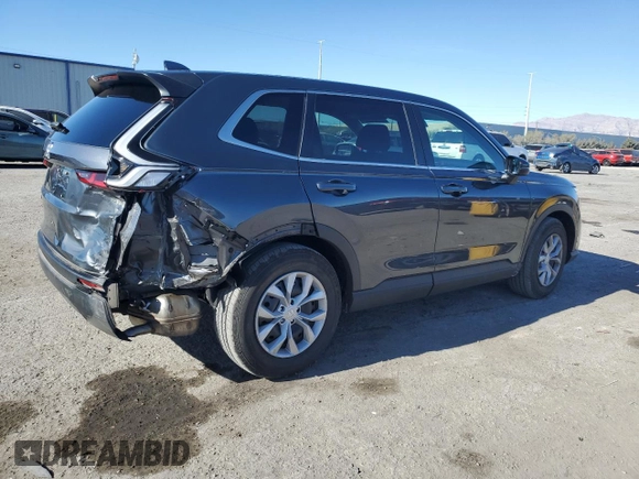 2025 Honda CR-V LX with VIN 5J6RS3H22SL002398, listed as a Copart auction lot 86980104 with 7,131 mi miles and Salvage Title. Bid and sale history available at DreamBid. Image 3.