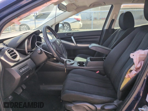 2010 Mazda CX-7 Sport with VIN JM3ER2W58A0309525, listed as a Copart auction lot 52042445 with 121,325 mi miles and Salvage Title. Bid and sale history available at DreamBid. Image 7.