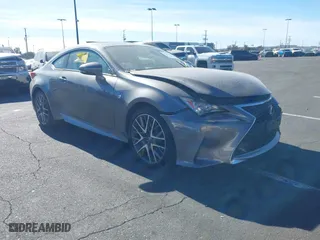 2017 Lexus RC with VIN JTHHA5BCXH5005482, listed as a IAAI auction lot 41347083 with 85,763 mi miles. Bid and sale history available at carsss.com. Image 1.