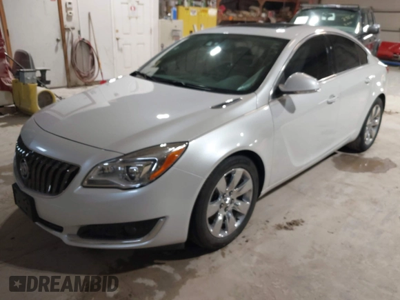 2016 Buick Regal Premium II with VIN 2G4GS5GX3G9176688, listed as a IAAI auction lot 41855306 with 101,170 mi miles. Bid and sale history available at carsss.com. Image 2.