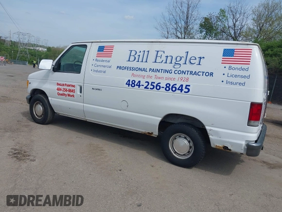 2000 Ford Econoline Cargo with VIN 1FTRE14W1YHB19251, listed as a IAAI auction lot 42114841 with 164,139 mi miles. Bid and sale history available at carsss.com. Image 3.