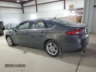 2018 Ford Fusion Hybrid SE with VIN 3FA6P0LU1JR136245, listed as a Copart auction lot 46057295 with 195,047 mi miles and Clean Title. Bid and sale history available at carsss.com. Image 2.