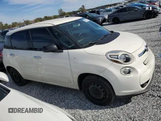 2014 FIAT 500L Pop with VIN ZFBCFAAHXEZ028710, listed as a Copart auction lot 86621594 with 87,761 mi miles and Salvage Title. Bid and sale history available at DreamBid. Image 1.