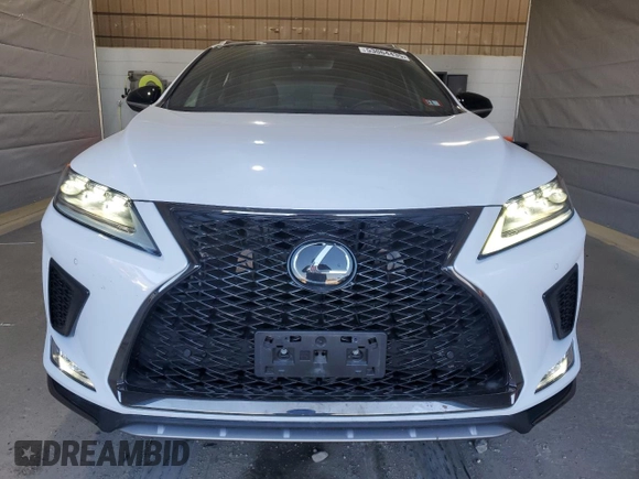 2022 Lexus RX 350 F Sport with VIN 2T2YZMDA4NC315637, listed as a Copart auction lot 53064435 with 20,065 mi miles and Salvage title. Bid and sale history available at DreamBid. Image 5.