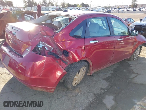 2009 Ford Focus SEL with VIN 1FAHP37N49W106730, listed as a IAAI auction lot 41838457 with 103,718 mi miles. Bid and sale history available at carsss.com. Image 4.