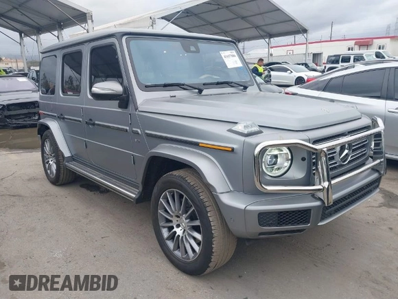2023 Mercedes-Benz G 550 with VIN W1NYC6BJ7PX487615, listed as a IAAI auction lot 41657886 with 8,978 mi miles and . Bid and sale history available at DreamBid. Image 1.