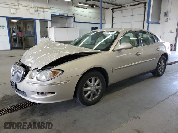 2009 Buick LaCrosse CX с VIN 2G4WC582591270648, выставлен на аукционе Copart как лот 62363345 с пробегом 55 162 миль миль и Списание • Salvage title. История ставок и продаж доступна на DreamBid. Изображение 1.