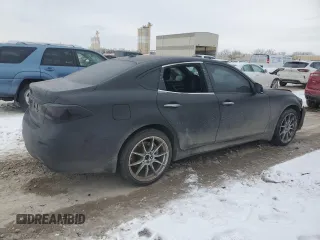 2017 Infiniti M37 with VIN JN1BY1AR1HM770588, listed as a Copart auction lot 44752335 with 0 mi miles and Salvage Title. Bid and sale history available at carsss.com. Image 3.
