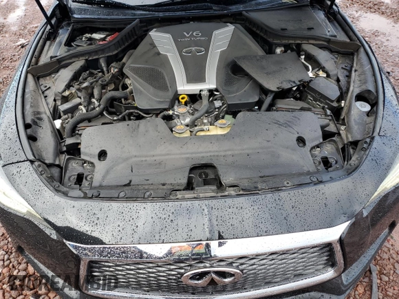 2018 Infiniti Q60 Sport with VIN JN1EV7EK5JM340008, listed as a Copart auction lot 59180555 with 65,856 mi miles and Salvage title. Bid and sale history available at DreamBid. Image 11.