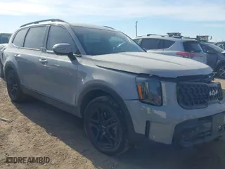 2024 Kia Telluride SX Prestige X-Pro with VIN 5XYP5DGCXRG445215, listed as a IAAI auction lot 40995272 with 17,931 mi miles. Bid and sale history available at carsss.com. Image 1.