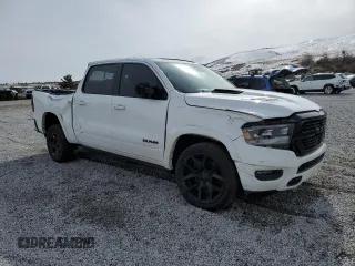 2020 Ram 1500 Laramie with VIN 1C6SRFJM9LN217208, listed as a Copart auction lot 45608515 with 80,478 mi miles and Salvage title. Bid and sale history available at DreamBid. Image 4.
