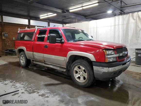2005 Chevrolet Silverado 1500 Z71 with VIN 1GCEK19B65Z338838, listed as a Copart auction lot 53053485 with 259,509 mi miles and Clean Title. Bid and sale history available at carsss.com. Image 4.