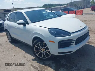 2019 Porsche Cayenne z VIN WP1AA2AY1KDA14999, wystawiony jako IAAI lot #42406050 z przebiegiem 43 612 mil mil oraz . Historia ofert i sprzedaży dostępna na DreamBid. Obrazek 1.