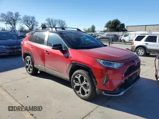 2021 Toyota RAV4 Prime XSE with VIN JTMEB3FV3MD029544, listed as a Copart auction lot 88297455 with 86,631 mi miles and Salvage Title. Bid and sale history available at carsss.com. Image 4.