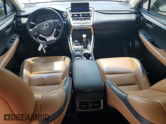 2017 Lexus NX 200t with VIN JTJYARBZ0H2068702, listed as a Copart auction lot 55040435 with 123,064 mi miles and Salvage title. Bid and sale history available at DreamBid. Image 8.