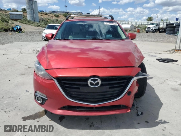 2014 Mazda 3 S Grand Touring z VIN JM1BM1M37E1187794, wystawiony jako Copart lot #57176965 z przebiegiem 183 166 mil mil oraz Szkoda całkowita • Salvage title. Historia ofert i sprzedaży dostępna na DreamBid. Obrazek 5.
