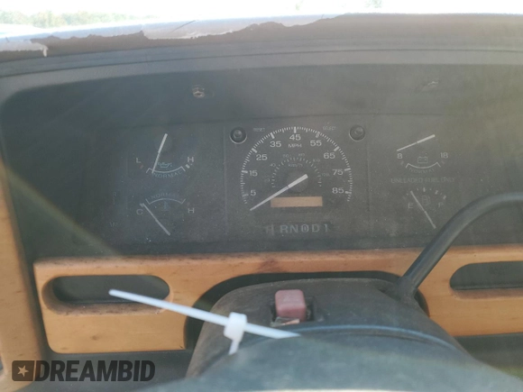 1993 Ford Econoline Cargo with VIN 1FDEE14N3PHA63541, listed as a Copart auction lot 75515764 with Not Provided miles and Salvage Title. Bid and sale history available at carsss.com. Image 9.