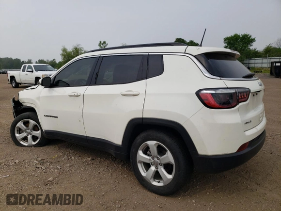 2021 Jeep Compass Latitude with VIN 3C4NJDBB5MT524553, listed as a Copart auction lot 60867305 with 80,314 mi miles and Salvage title. Bid and sale history available at DreamBid. Image 2.