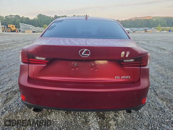 2014 Lexus IS 250 with VIN JTHBF1D26E5016480, listed as a Copart auction lot 61598525 with 170,582 mi miles and Clean title. Bid and sale history available at DreamBid. Image 6.