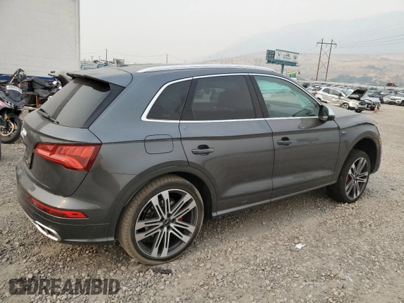 2018 Audi SQ5 Premium Plus with VIN WA1A4AFYXJ2154047, listed as a Copart auction lot 71085584 with 64,018 mi miles and Salvage Title. Bid and sale history available at DreamBid. Image 3.