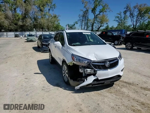 2018 Buick Encore Preferred with VIN KL4CJASB5JB607798, listed as a Copart auction lot 49387735 with 42,959 mi miles and Salvage Title. Bid and sale history available at carsss.com. Image 10.