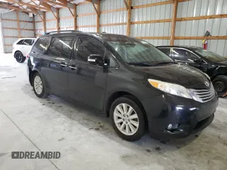 2013 Toyota Sienna XLE with VIN 5TDDK3DC7DS053587, listed as a Copart auction lot 51430625 with 157,860 mi miles and Salvage Title. Bid and sale history available at DreamBid. Image 4.