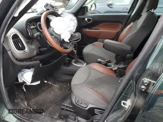 2014 FIAT 500L Trekking with VIN ZFBCFADH8EZ008838, listed as a Copart auction lot 76446664 with 92,949 mi miles and Salvage Title. Bid and sale history available at carsss.com. Image 7.