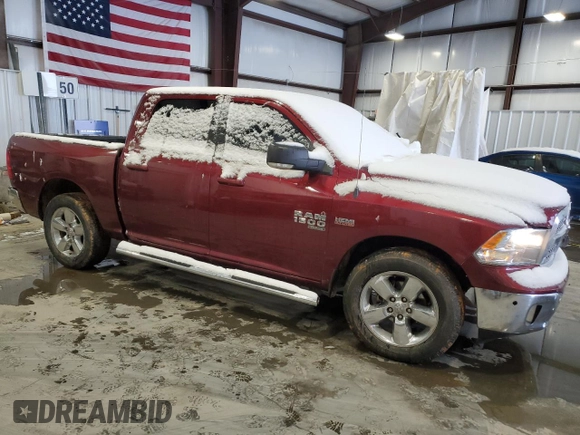 2019 Ram 1500 Classic Lone Star with VIN 1C6RR6LT0KS637944, listed as a Copart auction lot 87888195 with 141,873 mi miles and Salvage Title. Bid and sale history available at carsss.com. Image 4.