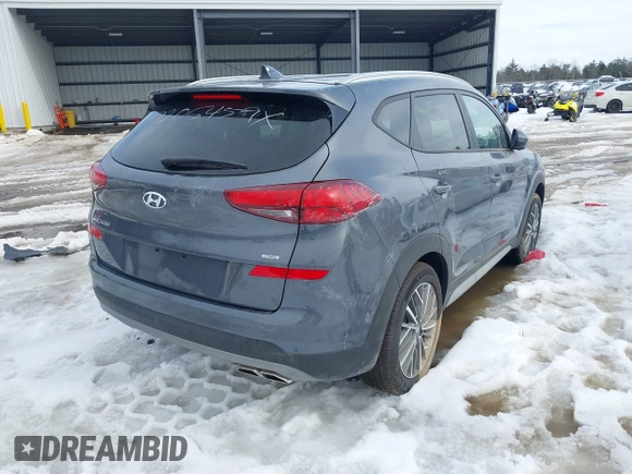 2019 Hyundai Tucson Ultimate with VIN KM8J3CAL1KU899836, listed as a IAAI auction lot 29776928 with 12,055 mi miles. Bid and sale history available at carsss.com. Image 4.