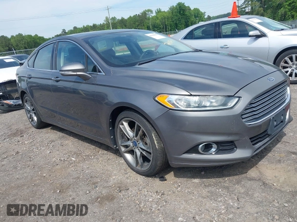 2013 Ford Fusion Titanium with VIN 3FA6P0K94DR241685, listed as a IAAI auction lot 42110859 with 179,231 mi miles. Bid and sale history available at carsss.com. Image 1.