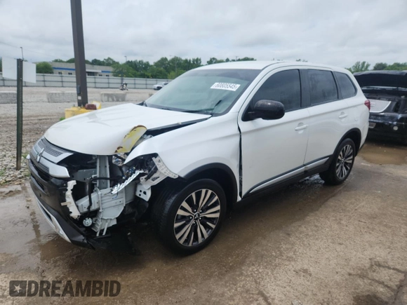 2020 Mitsubishi Outlander ES with VIN JA4AD2A32LZ046985, listed as a Copart auction lot 60805545 with 59,223 mi miles and Salvage title. Bid and sale history available at DreamBid. Image 1.
