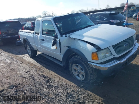 2002 Ford Ranger XL Fleet with VIN 1FTZR45E12PA04318, listed as a IAAI auction lot 41400328 with 281,077 mi miles. Bid and sale history available at carsss.com. Image 1.